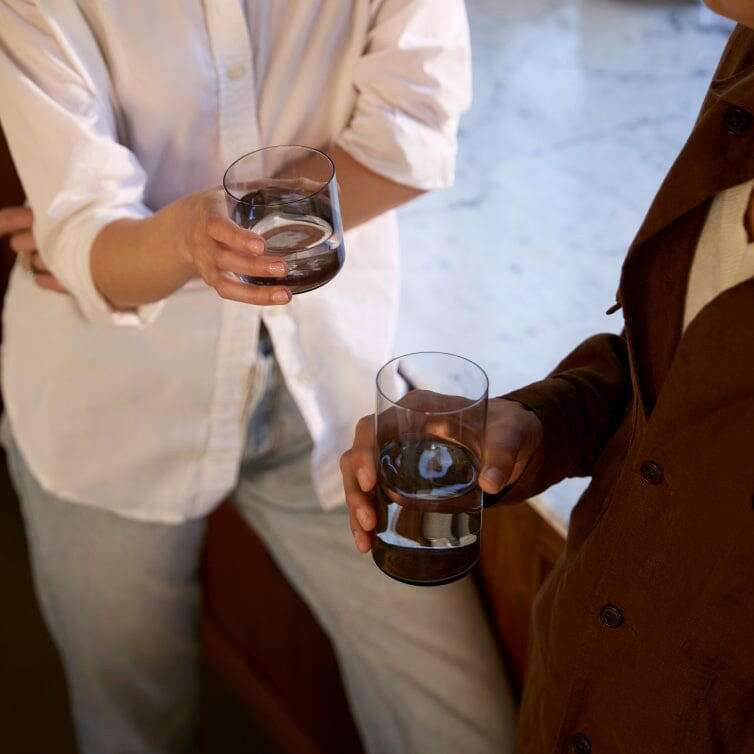 Elegant glassware set showcasing fine craftsmanship, perfect for sophisticated dining and special occasions