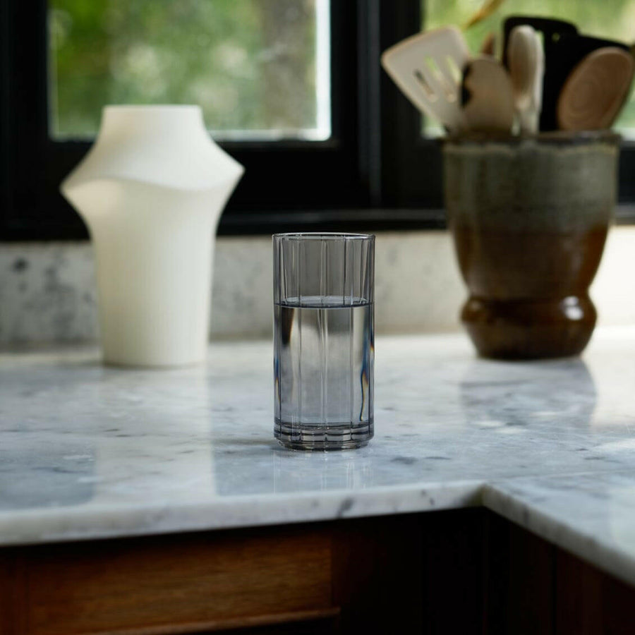 Elegant highball glasses set, perfect for serving cocktails and refreshing beverages in style