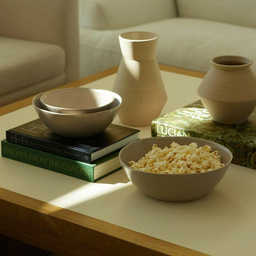 Nested serving trays elegantly arranged, showcasing functionality and style for sophisticated dining experiences.