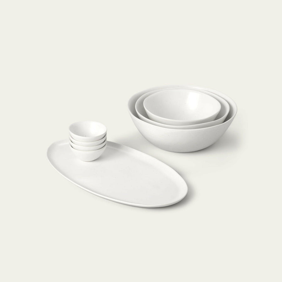 Elegant serving ceramics set showcasing fine craftsmanship and stylish tableware for sophisticated dining experiences.
