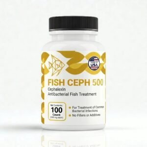 Fish Flex (Cephalexin) Capsules Fish Antibiotics.