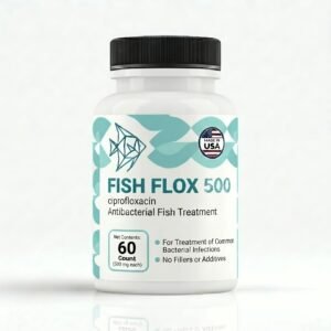 Fish Flox (Ciprofloxacin) Tablets Fish Antibiotics, 500-mg.