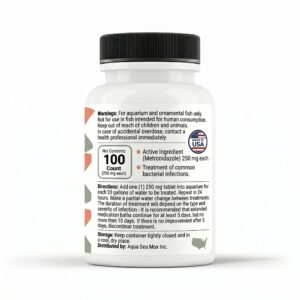 Fish Zole (Metronidazole) Tablets Fish Antibiotics.