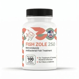Fish Zole (Metronidazole) Tablets Fish Antibiotics.