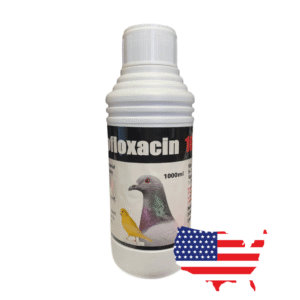 Enrofloxacin 10% Oral Solution for birds, 1000 ml bottle - imported pack, avian antibiotic solution